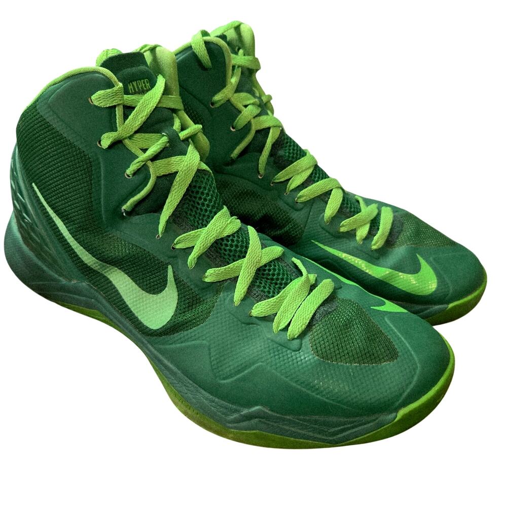 Nike 12.5 Hyper Disruptor Men's Green Tennis Shoes Athletic Sneakers 12 1/2 (46)